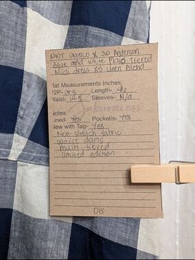 Sleeveless Navy and White Gingham Tiered Maxi Dress